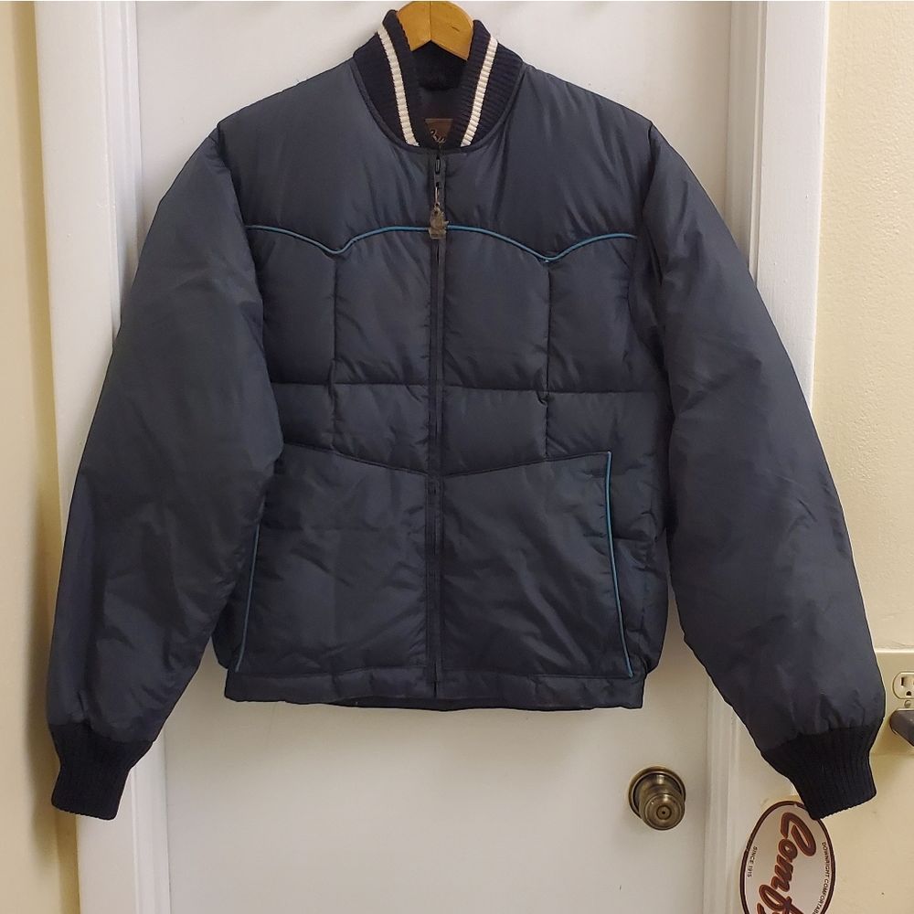 🤩New with tags vintage comfy men's puffer jacket size small